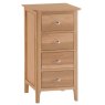 Alford 4 Drawer Tallboy Light Oak 