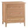 Alford 3 Drawer Chest of Drawers Light Oak