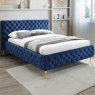 Tiffany Double Bedstead Blue 135cm (4'6") 