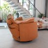 Fama Moonrise Electric Reclining Swivel & Rocking Armchair Fabric Series 6 Lifestyle Back