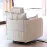 Fama Nadia Electric Reclining Swivel & Rocking Armchair Fabric Series 6 Back