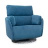 Fama Adan Large Electric Reclining Swivel & Rocking Armchair Circular Base Fabric Series 6