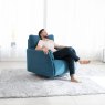 Fama Adan Electric Reclining Swivel & Rocking Armchair Circular Base Fabric Series 6 Lifestyle