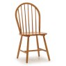 Beleek Dining Chair With Solid Seat Honey