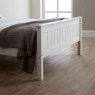 Taurus Double Bedstead White High End 135cm (4'6")