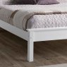 Taurus King Bedstead White Low End 150cm (5'0") 