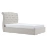 Rosa King (150cm) Ottoman Bedstead Fabric Natural 