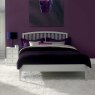 Julie Small Double (120cm) Slatted Bedstead Grey Lifestyle