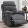 Errigal Lift & Rise Recliner Armchair Fabric Dark Grey