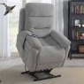 Errigal Lift & Rise Recliner Armchair Fabric Light Grey