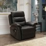 Errigal Lift & Rise Recliner Armchair Faux Leather Brown