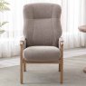 Donard Armchair Fabric Oatmeal Front