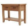 Holly 2 Drawer Console Table Oak