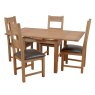 Holly 2-4 Person Dining Table Oak Lifestyle