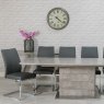 Stromsund 6-8 Person Concrete Effect Extending Dining Table Lifestyle