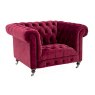 Berrington Armchair Fabric Berry