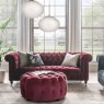 Berrington Wing Chair Fabric Berry Lifestyle