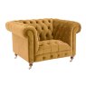 Berrington Armchair Fabric Mustard 