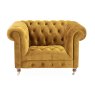 Berrington Armchair Fabric Mustard 