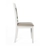 Ohio Cross Back Dining Chair With Fabric Seat Pad