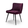 Malmo Dining Chair Fabric Mulberry