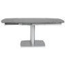 Eclipse 6-8 Person Oval Extending Dining Table Grey