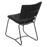 Sutera Dining Chair Faux Leather Black Reverse