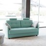 Fama Bolero 4 Seater Curved Sofa Bed With 2 Headrests Fabric