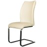 Paderna Dining Chair Faux Leather Cream