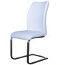 Paderna Dining Chair Faux Leather White