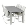 Terenzo 6-8 Person Dining Table Grey Ceramic 