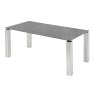 Terenzo 6-8 Person Dining Table Grey Ceramic