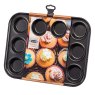 Stellar Non-Stick 12 Cup Bun Tin 26.5cm x 35cm