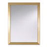 Bremen Rectangle Wall Mirror Gold