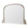 Thornby Rectangular Overmantle Mirror Silver