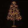 Christmas Tree With 256 LED Warm White Lights Gold 3ft/90cm