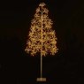 4ft/120cm Christmas Tree With 448 LED Warm White Lights Gold