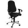 Sitness 10 Orthopaedic Office Chair Black Side Profile