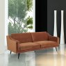 Swift 3 Seater Sofa Fabric Copper Lifestyle