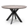 Manhattan 4 Person Round Dining Table Grey