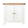 Olivia 2 Door Sideboard White & Oak Top