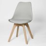 Urban Dining Chair Rubber Grey