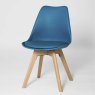 Urban Dining Chair Rubber Blue