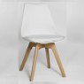 Urban Dining Chair Rubber White