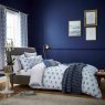 Fleur Duvet Cover Set Double Ink Blue