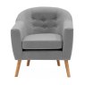 Eastnor Accent Chair Fabric Grey