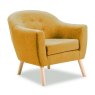 Eastnor Accent Chair Fabric Mustard