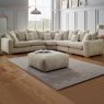 Chianti Medium Footstool Fabric C Lifestyle