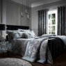 Crushed Velvet 220cm x 220cm Bedspread Silver