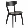 Roxby Dining Chair Oak Black